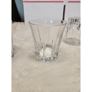 VTG LUMINARC USA DOUBLE OLD FASHIONED WHISKEY GLASS HEAVY 4" Set Of 5